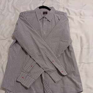 Untuckit grey gingham xl slim